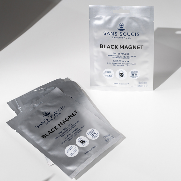 Vliesmaske Black Magnet