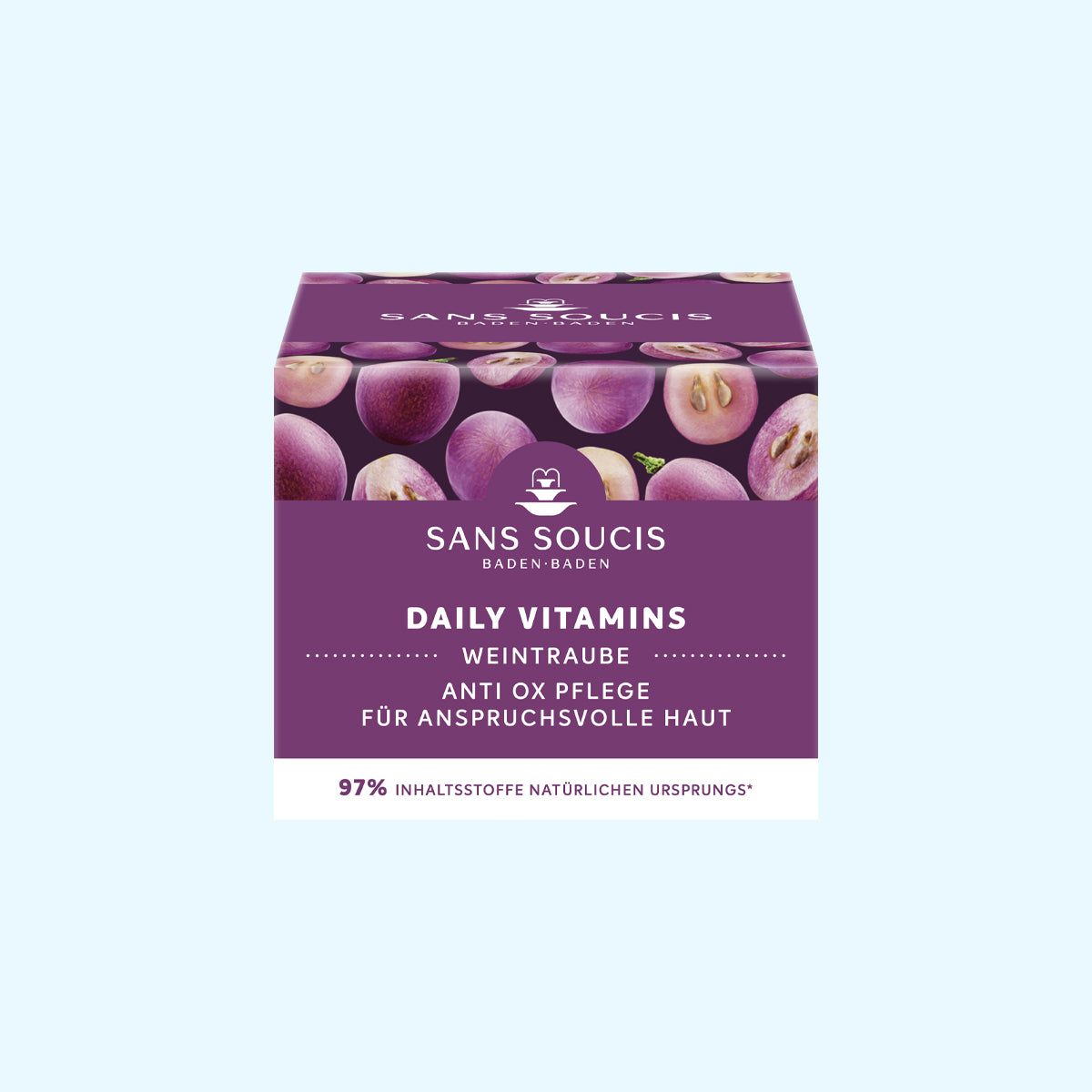 Abbildung der Verpackung der Weintraube Anti Ox Pflege der Daily Vitamins Serie